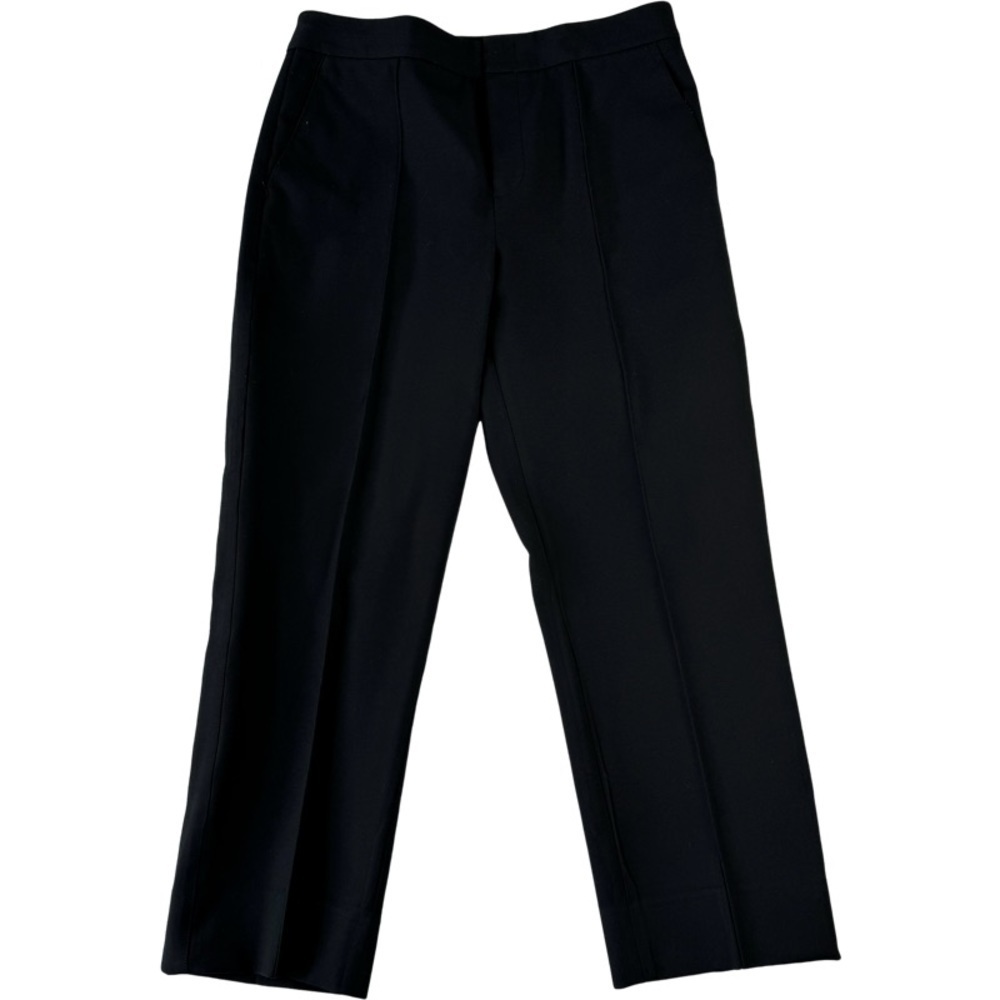 ✅ Vince woman’s front middle stich classic ankle pants black color size 10